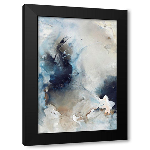 Still Water 5 Black Modern Wood Framed Art Print by Design Fabrikken