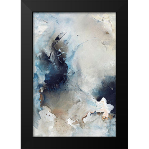Still Water 5 Black Modern Wood Framed Art Print by Design Fabrikken
