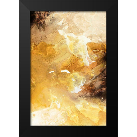 Still Water 6 Black Modern Wood Framed Art Print by Design Fabrikken