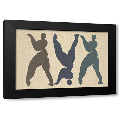 Artefact Black Modern Wood Framed Art Print by Design Fabrikken