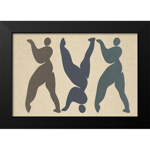 Artefact Black Modern Wood Framed Art Print by Design Fabrikken