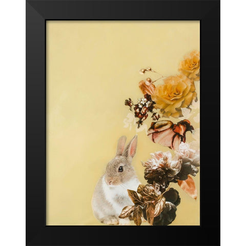 Pet Couture 4 Black Modern Wood Framed Art Print by Design Fabrikken