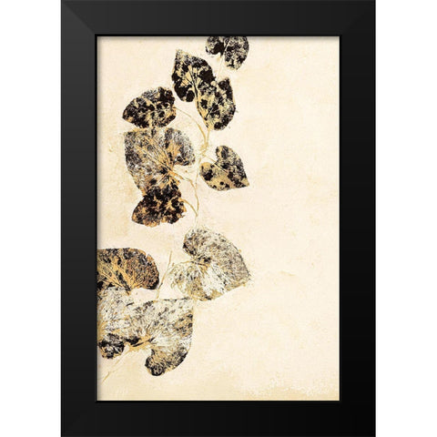 Pure Nature 2 Black Modern Wood Framed Art Print by Design Fabrikken