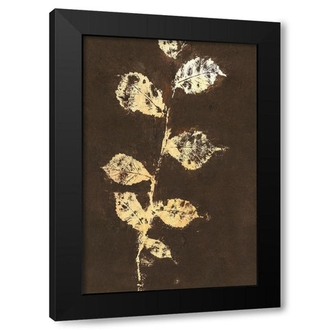 Pure Nature 4 Black Modern Wood Framed Art Print by Design Fabrikken
