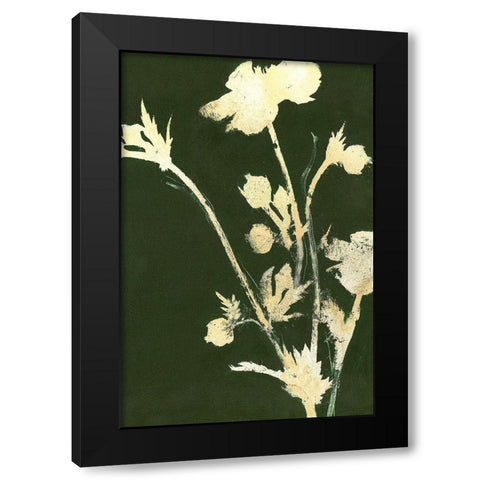 Pure Nature 6 Black Modern Wood Framed Art Print by Design Fabrikken