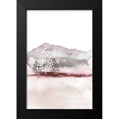 Holiday Time 2 Black Modern Wood Framed Art Print by Design Fabrikken