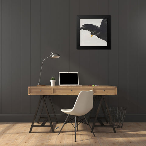 Finding Treasures Black Modern Wood Framed Art Print by Design Fabrikken