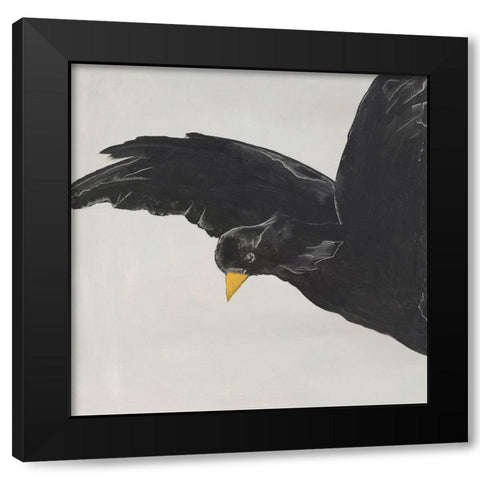 Finding Treasures Black Modern Wood Framed Art Print by Design Fabrikken