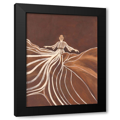 Gorgeous Black Modern Wood Framed Art Print by Design Fabrikken