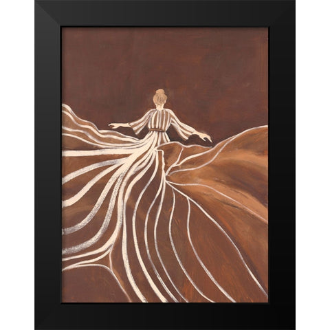 Gorgeous Black Modern Wood Framed Art Print by Design Fabrikken