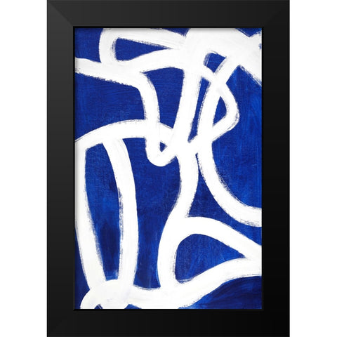 Its a New Beginning Black Modern Wood Framed Art Print by Design Fabrikken
