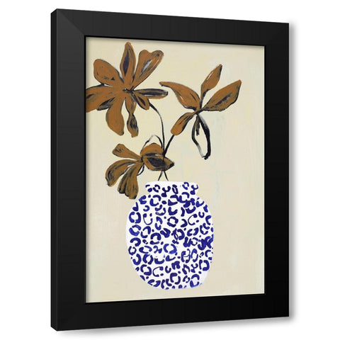 The Right Ambience Black Modern Wood Framed Art Print by Design Fabrikken