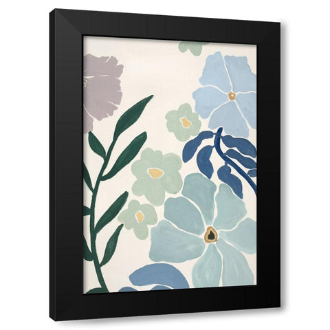 This Season 1 Black Modern Wood Framed Art Print by Design Fabrikken