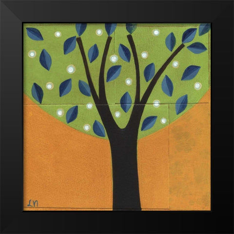Tree-157 Black Modern Wood Framed Art Print by Nugent, Laura