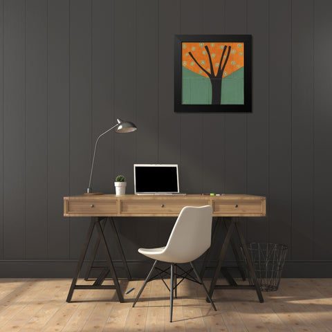 Tree-229 Black Modern Wood Framed Art Print by Nugent, Laura