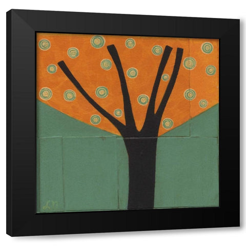 Tree-229 Black Modern Wood Framed Art Print by Nugent, Laura