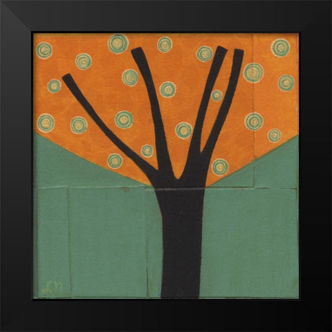 Tree-229 Black Modern Wood Framed Art Print by Nugent, Laura