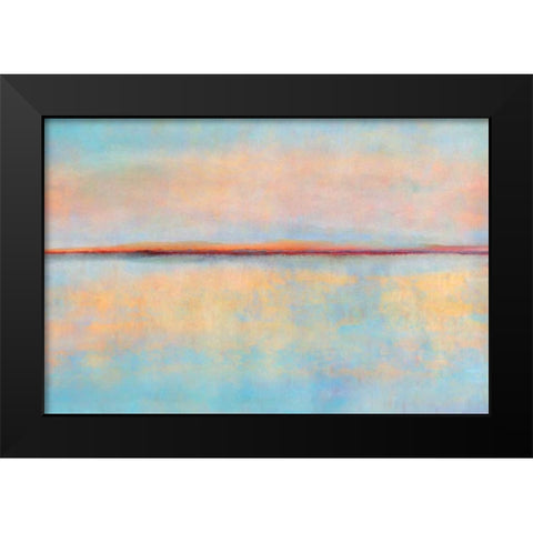 After Sunset Black Modern Wood Framed Art Print by Niele, Cora