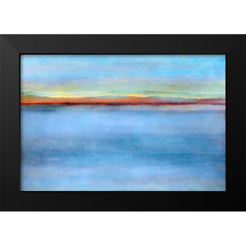 Light Black Modern Wood Framed Art Print by Niele, Cora