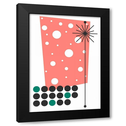 Yucca in Pink Black Modern Wood Framed Art Print by Newton, Tonya