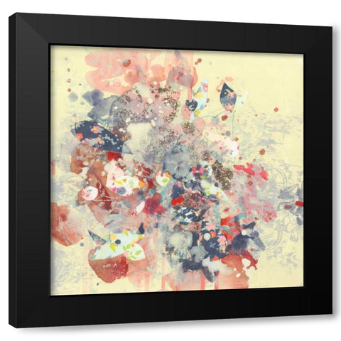 Cream I Black Modern Wood Framed Art Print by Neale, Kathryn