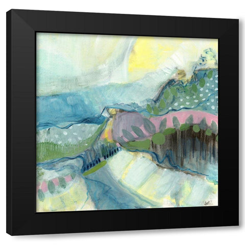Explore No. 1 Black Modern Wood Framed Art Print with Double Matting by Nemcosky, Ann Thompson