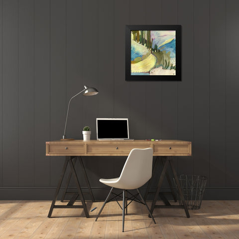 Explore No. 8 Black Modern Wood Framed Art Print by Nemcosky, Ann Thompson
