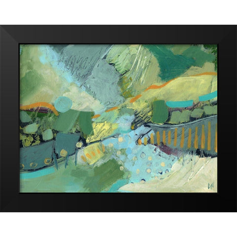 Fog Likely Black Modern Wood Framed Art Print by Nemcosky, Ann Thompson