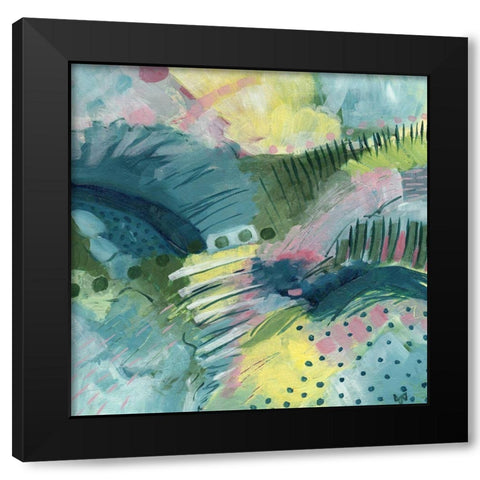 Here and There Black Modern Wood Framed Art Print with Double Matting by Nemcosky, Ann Thompson