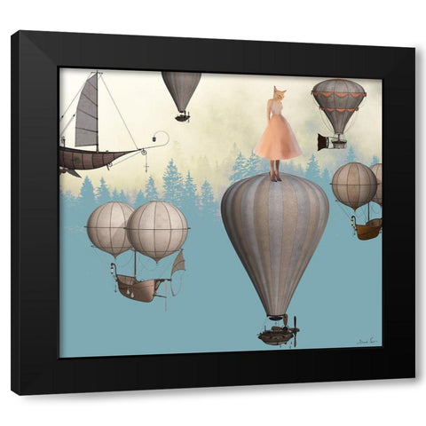 With You Black Modern Wood Framed Art Print by Nocito, Daniela