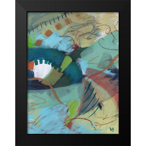 Changes Black Modern Wood Framed Art Print by Nemcosky, Ann Thompson