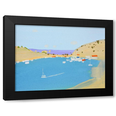 Balaclava Black Modern Wood Framed Art Print by Nekraha, Igor