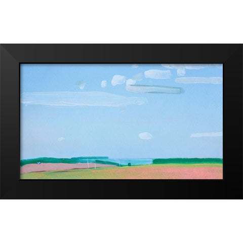 Cloudy Sky Black Modern Wood Framed Art Print by Nekraha, Igor