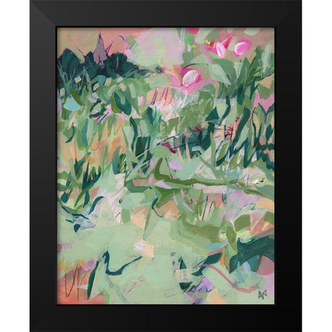 Anticipation Black Modern Wood Framed Art Print by Nemcosky, Ann Thompson