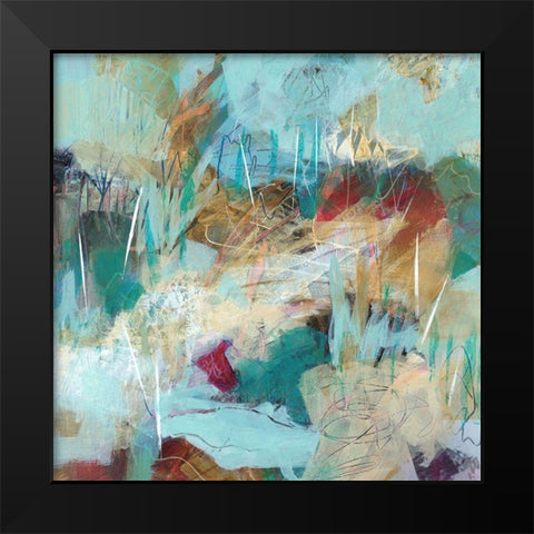 Field Notes No. 9 Black Modern Wood Framed Art Print by Nemcosky, Ann Thompson