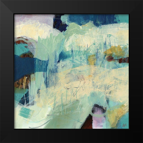Field Notes No. 12 Black Modern Wood Framed Art Print by Nemcosky, Ann Thompson