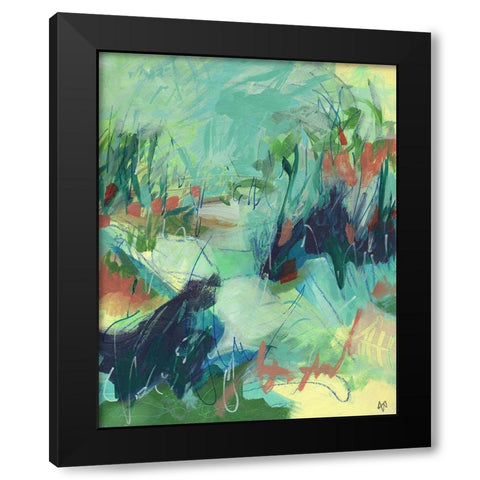 Next Time Black Modern Wood Framed Art Print by Nemcosky, Ann Thompson