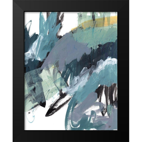 Observation No. 1 Black Modern Wood Framed Art Print by Nemcosky, Ann Thompson