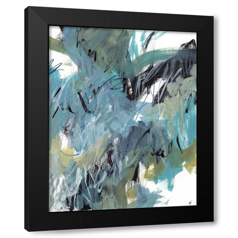 Observation No. 2 Black Modern Wood Framed Art Print by Nemcosky, Ann Thompson