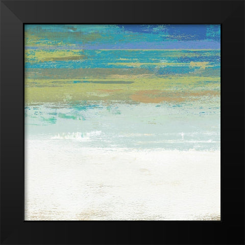 Beach Wash No. 2 Black Modern Wood Framed Art Print by Nicoll, Suzanne