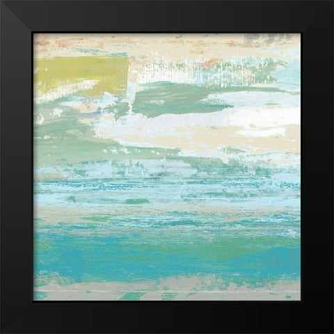 Beach Wash No. 6 Black Modern Wood Framed Art Print by Nicoll, Suzanne
