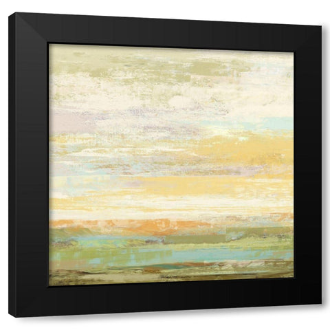 Echo Canyon Black Modern Wood Framed Art Print with Double Matting by Nicoll, Suzanne