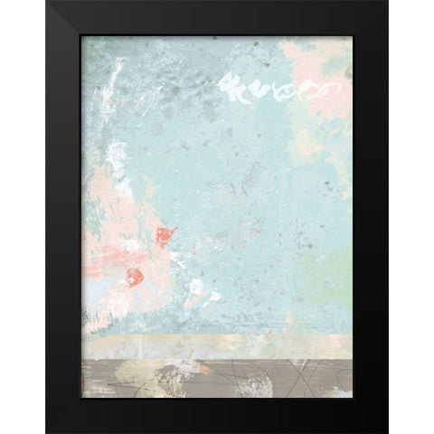 Sea Whispers No. 2 Black Modern Wood Framed Art Print by Nicoll, Suzanne