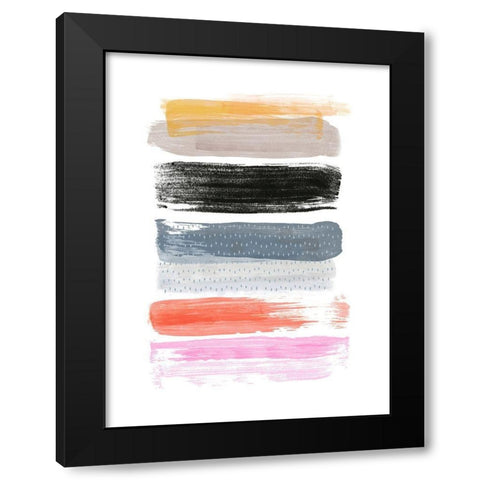 Warmth No. 1 Black Modern Wood Framed Art Print with Double Matting by Nicoll, Suzanne
