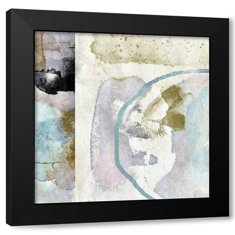 Aubergine No. 2 Black Modern Wood Framed Art Print by Nicoll, Suzanne