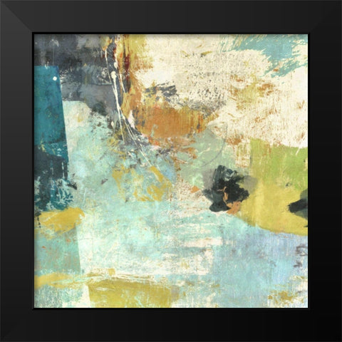 Terra Stratta Black Modern Wood Framed Art Print by Nicoll, Suzanne