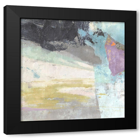 Windswept Black Modern Wood Framed Art Print by Nicoll, Suzanne