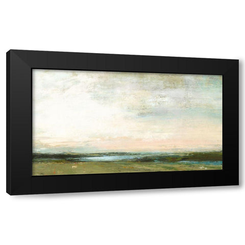 Bridgehampton Black Modern Wood Framed Art Print with Double Matting by Nicoll, Suzanne