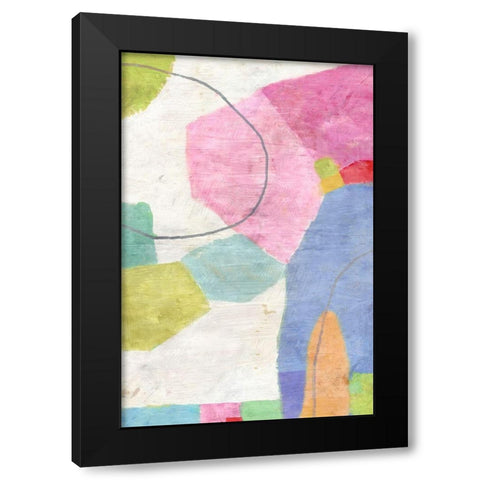 Cotton Candy No. 2 Black Modern Wood Framed Art Print by Nicoll, Suzanne