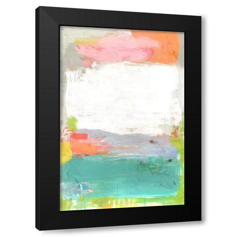 Lagoon Black Modern Wood Framed Art Print by Nicoll, Suzanne